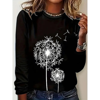 BlossomEase Graphic Pullover