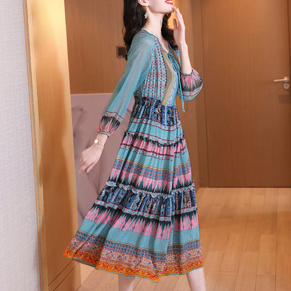 Women's High-end Luxury Silk Dress