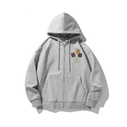 MélangeEase Zipper Cardigan