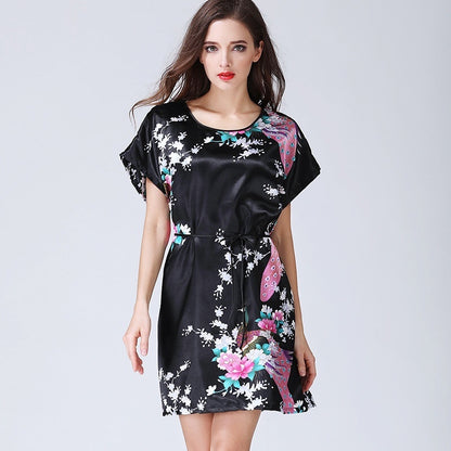 Women's Thin-strap Plus Fat Silk Pajamas