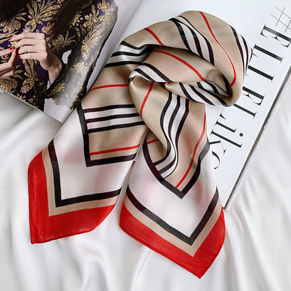 New 70x70cm Women Multifunction Polyester Silk Scarf