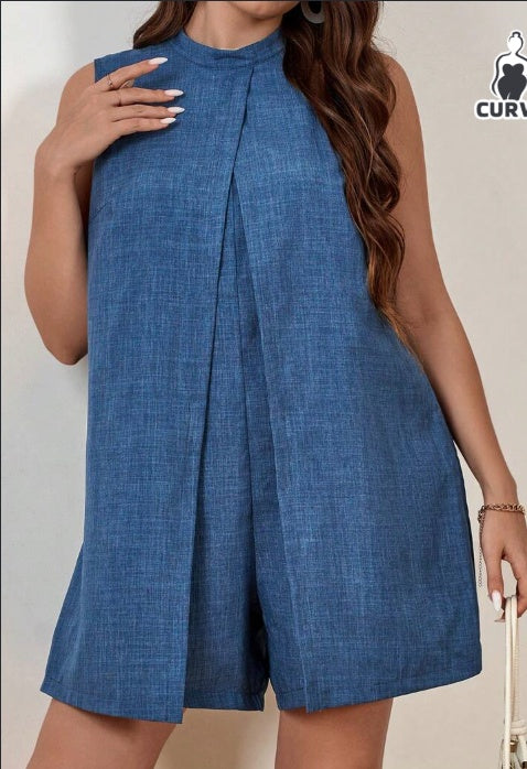 CurveLuxe Summer Jumpsuit