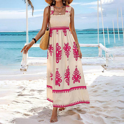 Palmera Pleat Maxi Dress