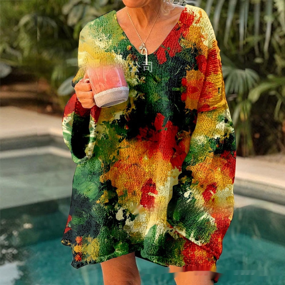 EasePrint™ V-Neck Sweater