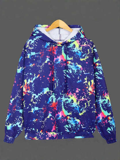 Chromara Hooded Print Sweatshirt