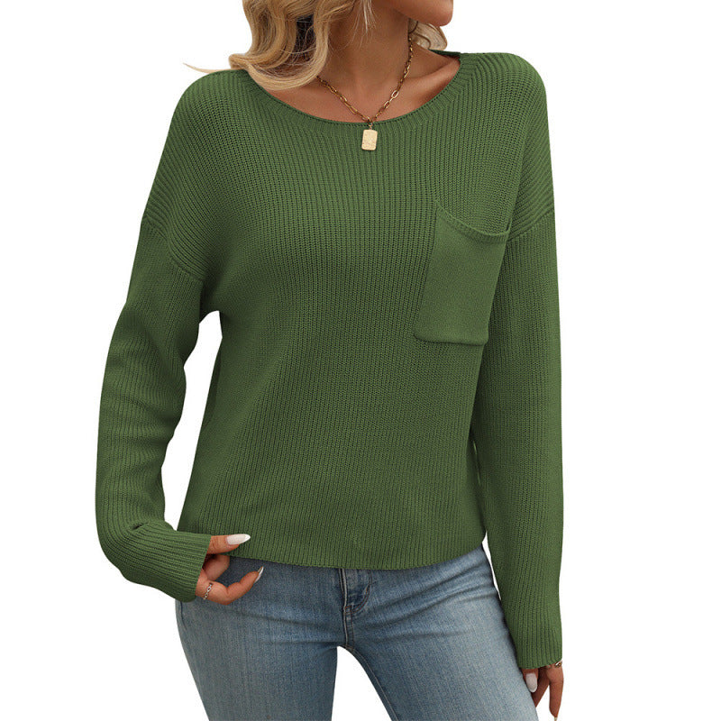 HavenStitch Pocket Sweater