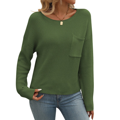 HavenStitch Pocket Sweater