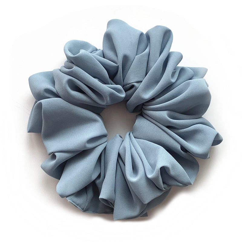 Big Head Bouquet Chiffon Large Intestine Ring Hair Ring