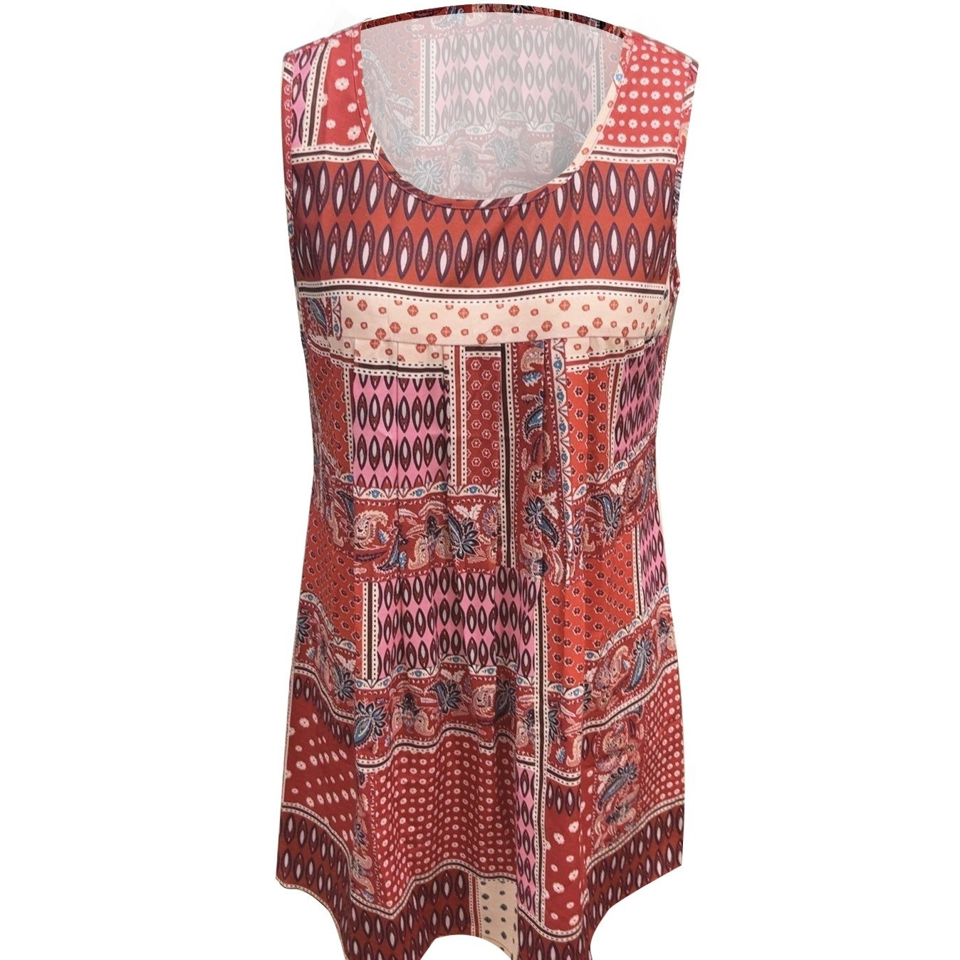 AuraLuxe Patchwork Dress