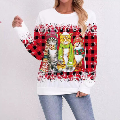 FestiveFeline™ Holiday Charm Sweatshirt