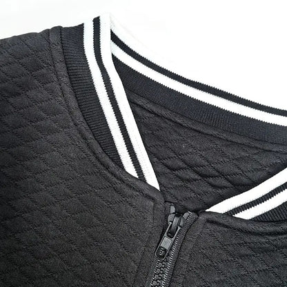StriveEdge Contrast Baseball Jacket