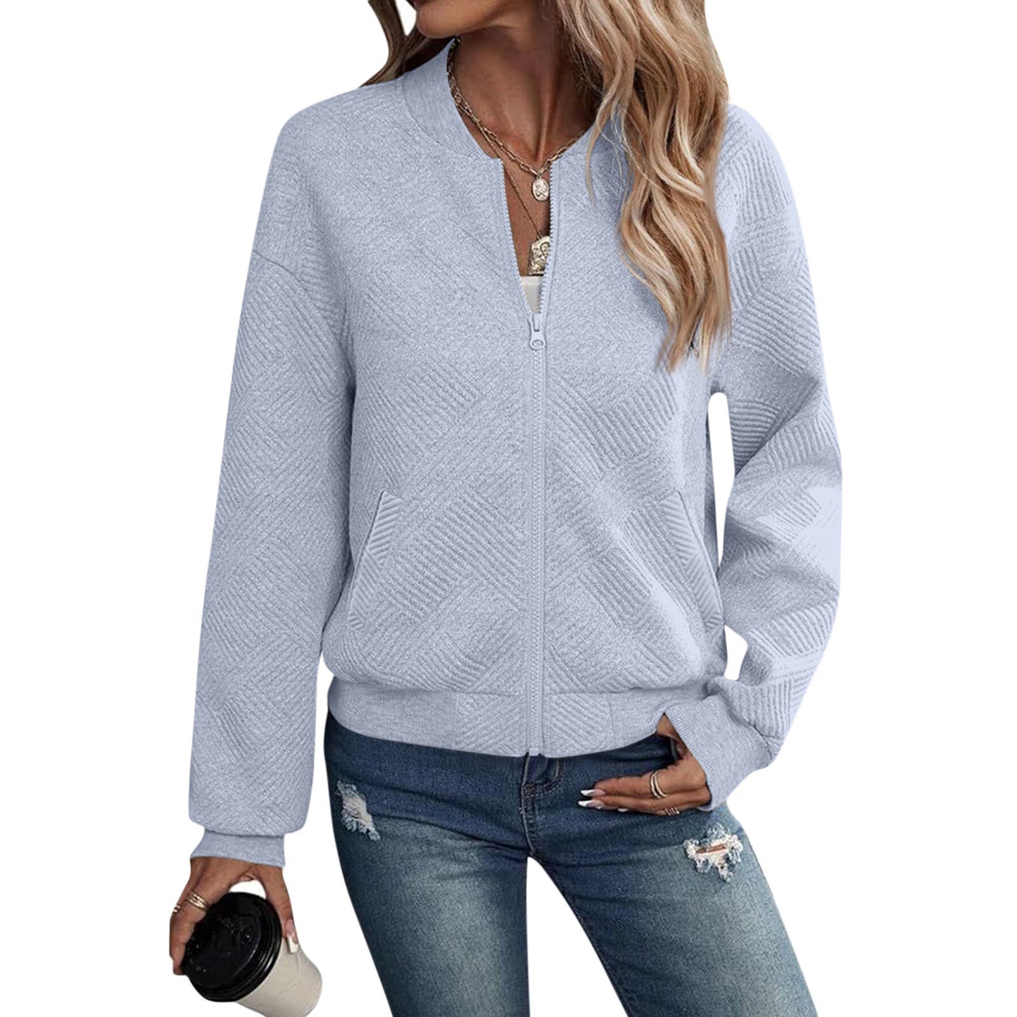 ZyraZip Cardigan Coat
