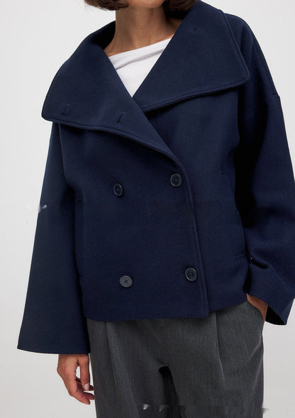 DualLuxe Woolen Coat