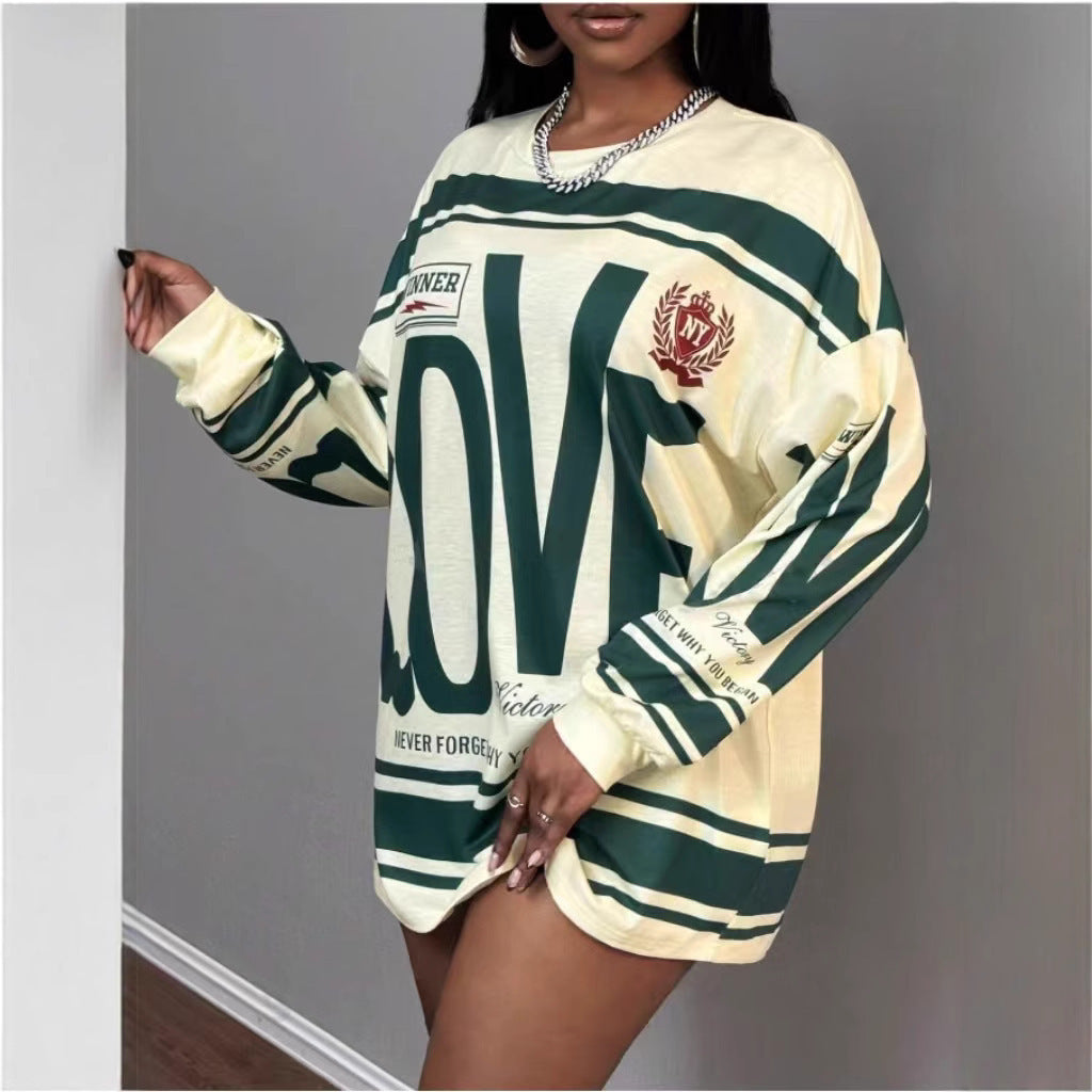 EaseMuse LetterGlow Lounge Tee
