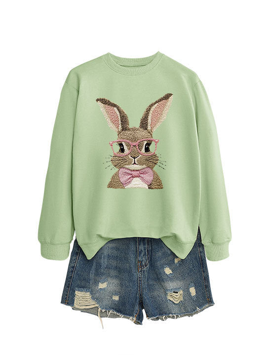 CinnaHop Bow Bunny Sweatshirt
