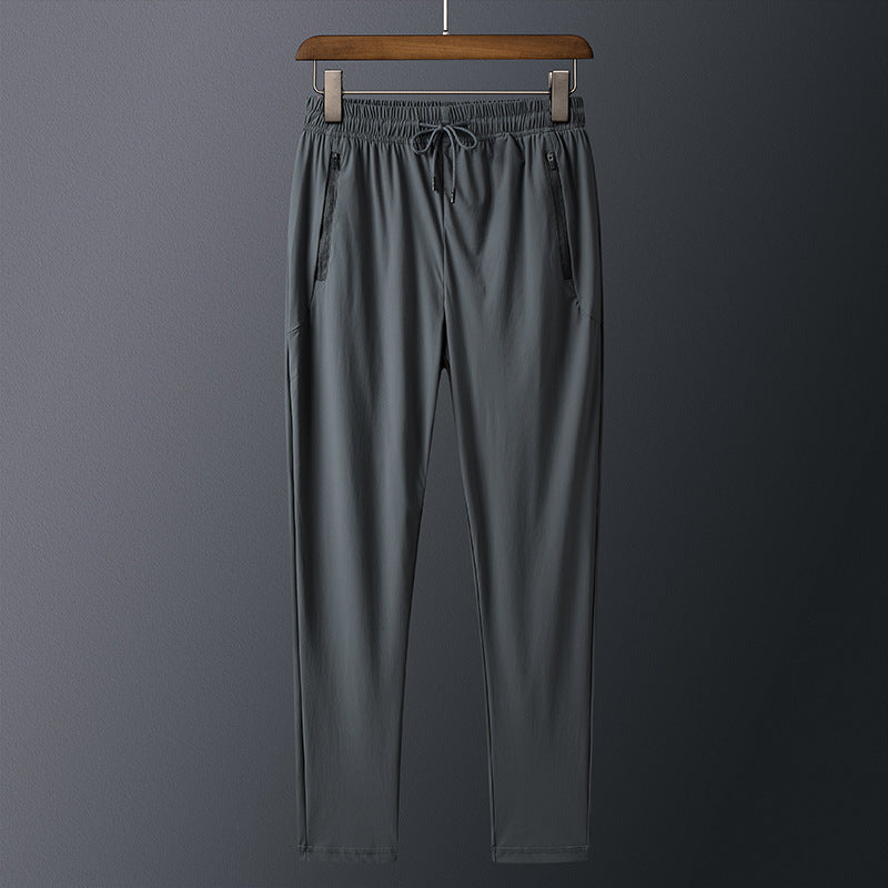 Ice Silk Pants Men's Thin Casual Sports Pants