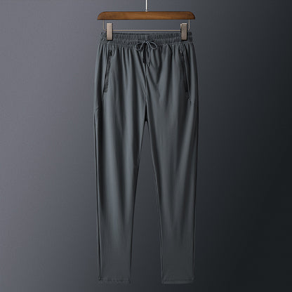 Ice Silk Pants Men's Thin Casual Sports Pants