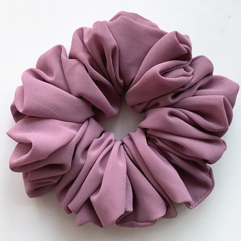 Big Head Bouquet Chiffon Large Intestine Ring Hair Ring