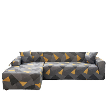Milk Silk Printing Stretch Sofa Cover