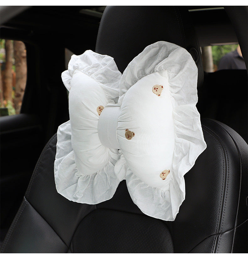 Love Bear Ice Silk Car With Single Piece Cushion
