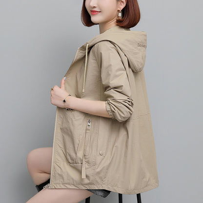 BreezyEase Short Trench Jacket
