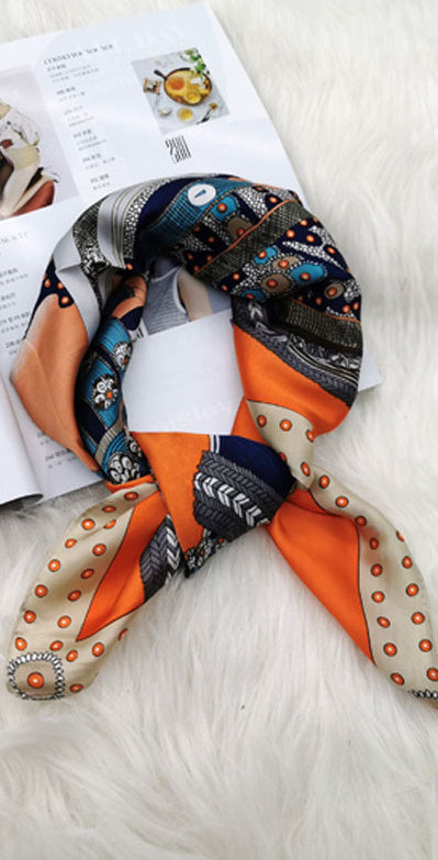 The New Scarf Professional Small Scarf Headband Silk