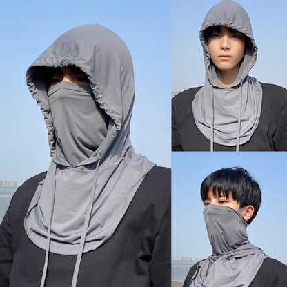 Sun Mask Men's Full Face Ice Silk Breathable mask