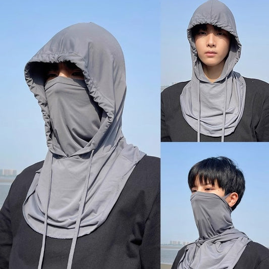 Sun Mask Men's Full Face Ice Silk Breathable mask