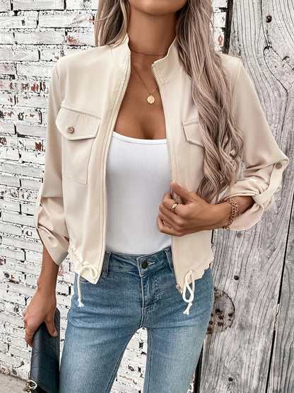 ZipFlair Pocket Short Jacket