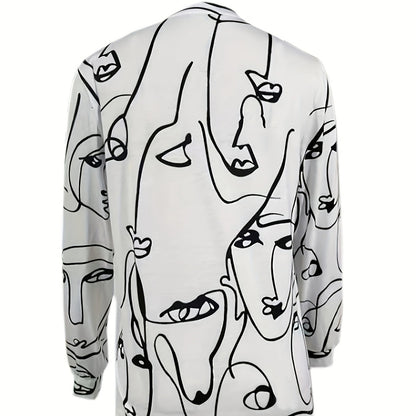 Vivara Crest V-Neck Blouse