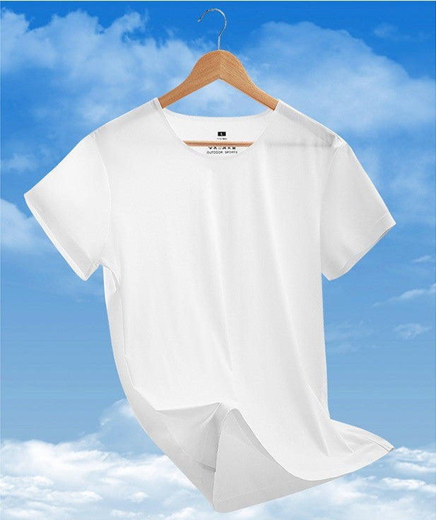 Couple Ice Silk Trackless Sports T-shirt