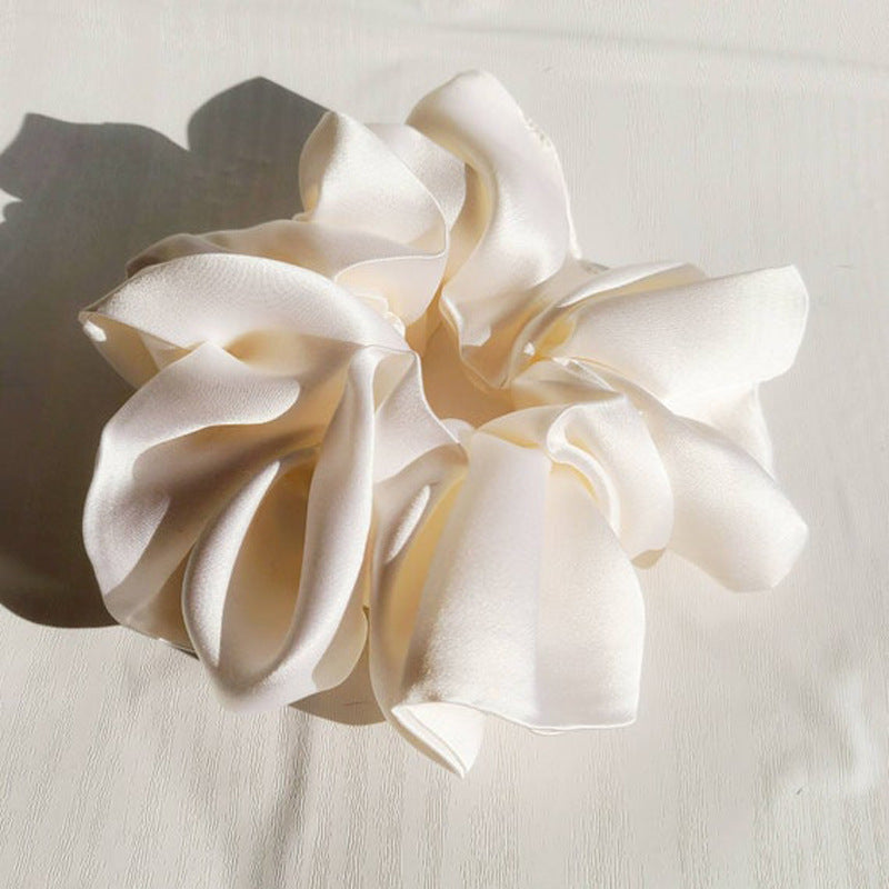 Simple Artificial Silk Hair Band Elastic Smooth