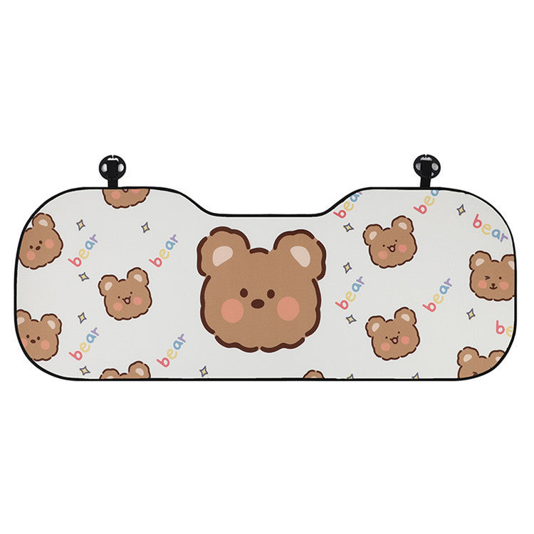 Love Bear Ice Silk Car With Single Piece Cushion