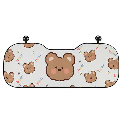 Love Bear Ice Silk Car With Single Piece Cushion