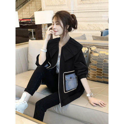 Patchwork Elegance Short Coat
