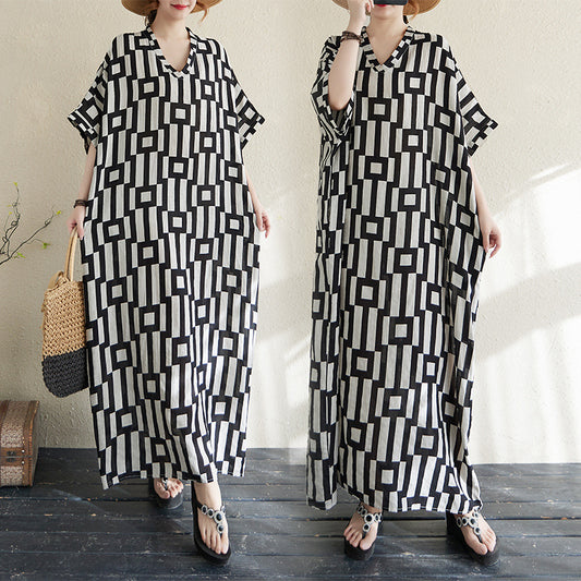 Vintage Veil Comfort Dress