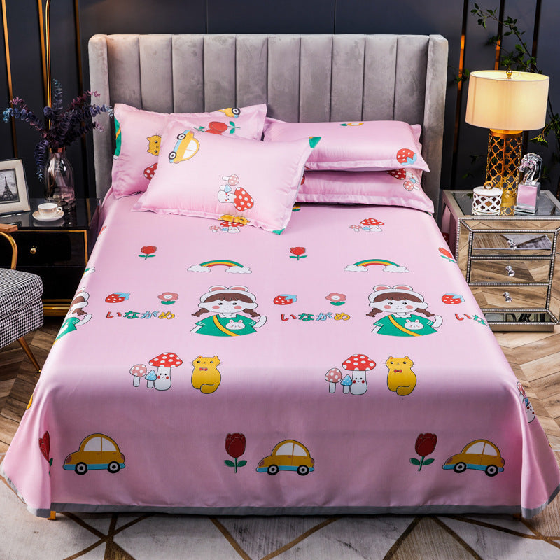 Machine Washable Three-piece Ice Silk Mat