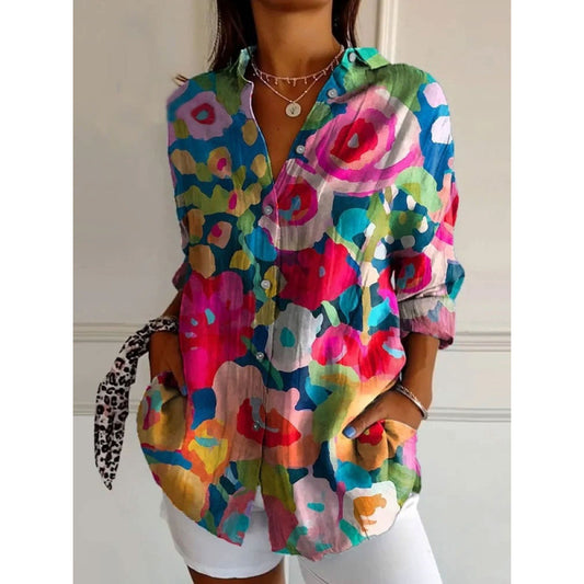 The PetalMuse 3D Floral Shirt