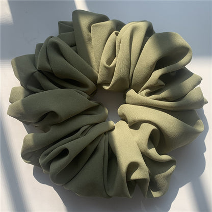 Big Head Bouquet Chiffon Large Intestine Ring Hair Ring