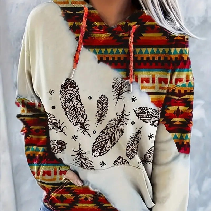 TribalEase Ethnic Hoodie