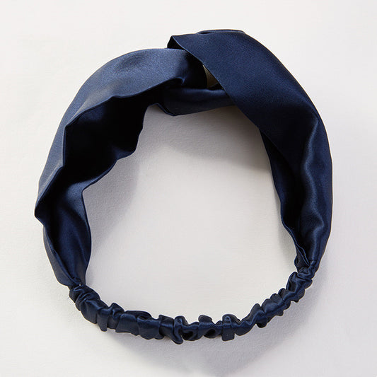 Silk Headband Embellished With  Silk Fabric