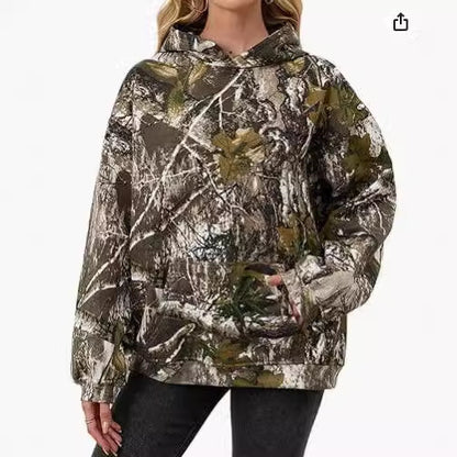 CamoCozy Oversized Wool Hoodie