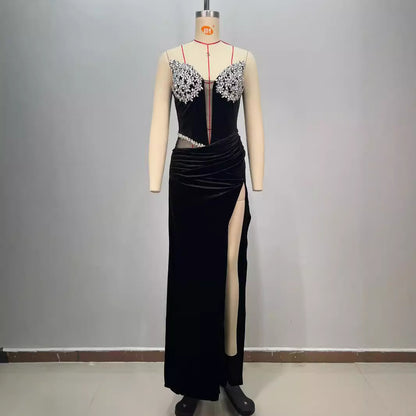 Noir Prism Gown