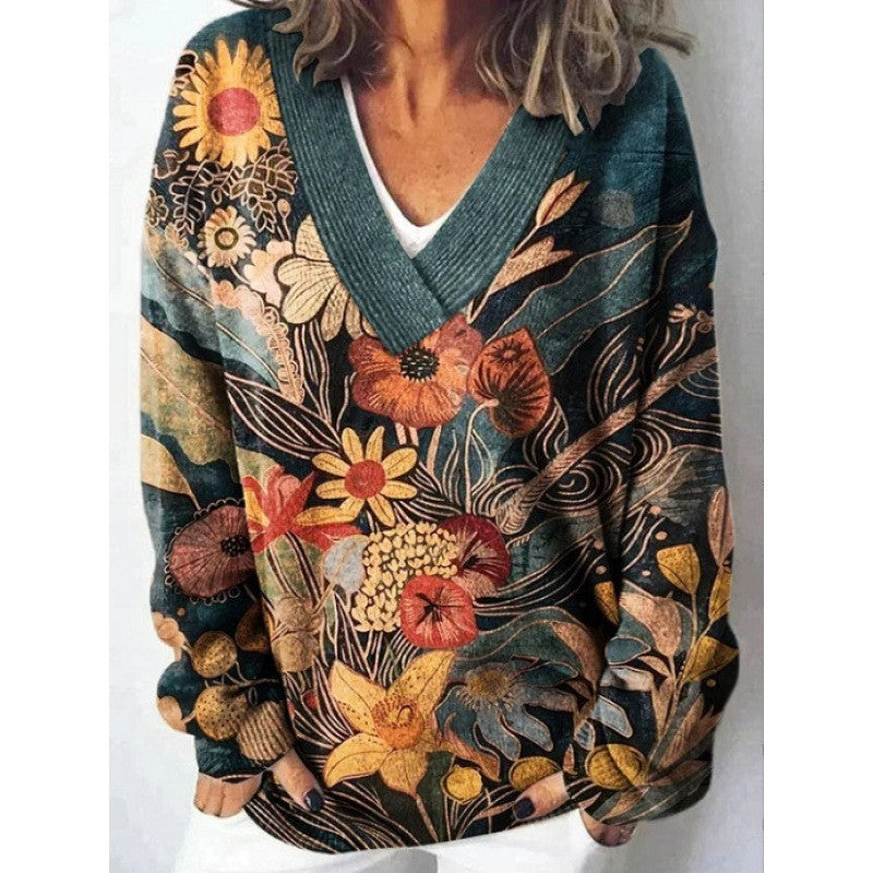 FloraVision 3D Pullover