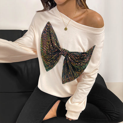 GlimmerBow Crew Pullover