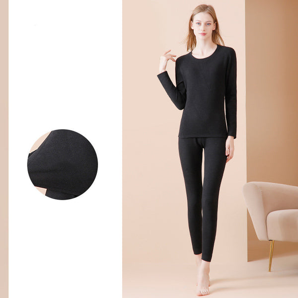 Wool Silk Velvet Thermal Underwear Set