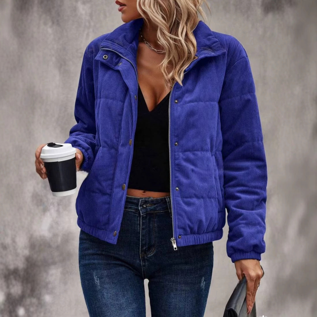 CottoChic Turtleneck Jacket