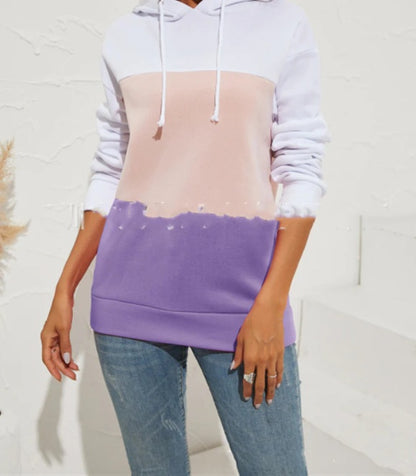ColorWeave Horizon Hoodie