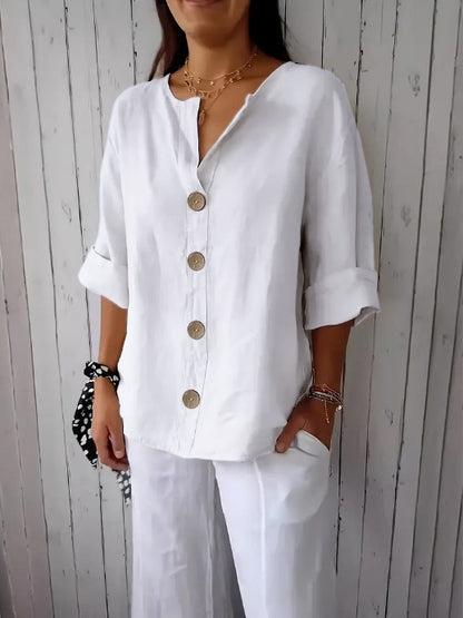 The BreezyVerve V-Neck Top