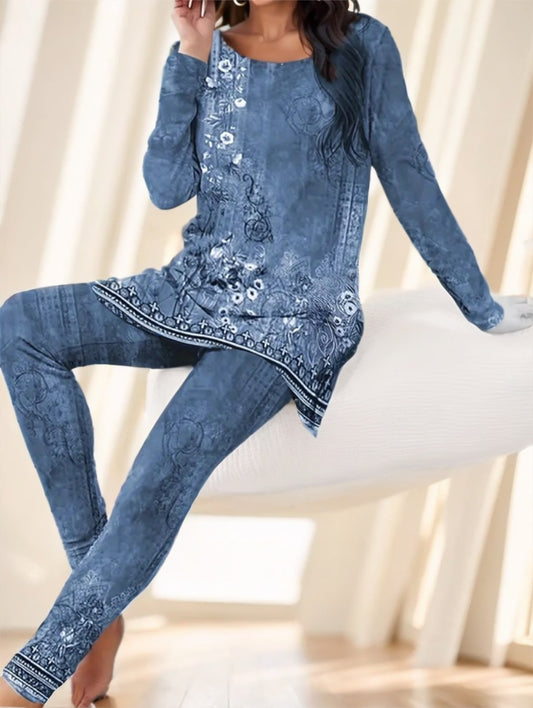 Virelle Muse Printed Suit